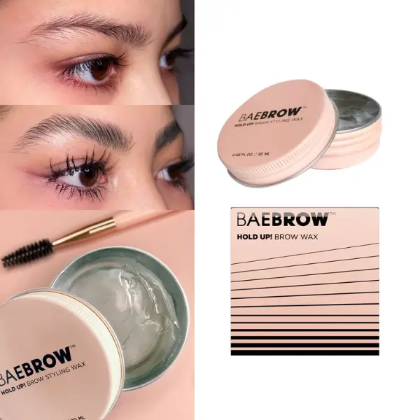 BAEBROW HOLD UP! Brow Wax – Strong Hold for a Laminated or Fluffy Look
