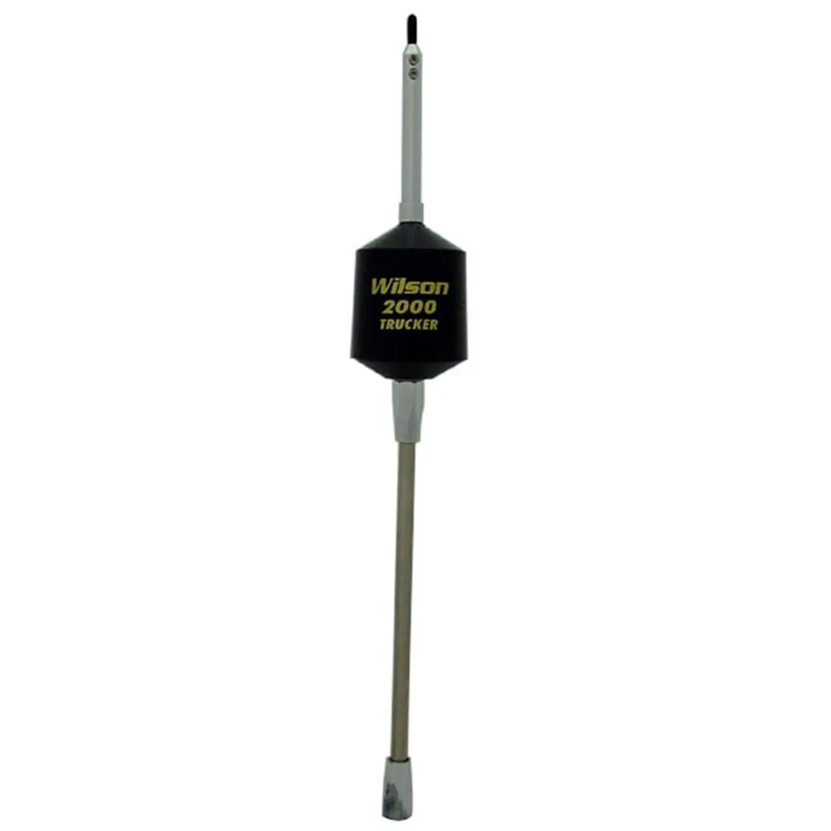 Wilson 2000 Trucker High Gain CB Antenna - Steel Construction, 10 in. Shaft, Black, Low Loss, Power Gain Antenna for Motorhomes, Cars, High Gain Antenna