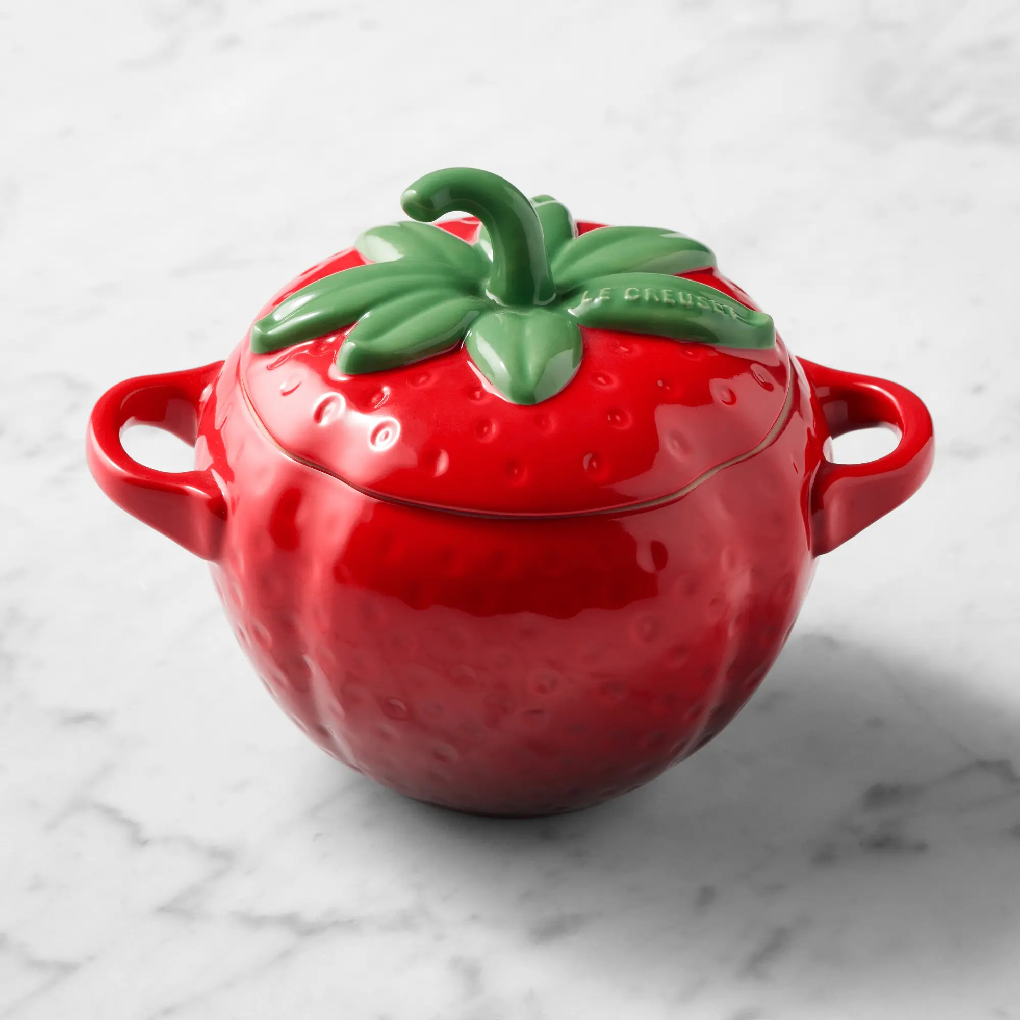 Le Creuset 16 oz Mini Fruit-Shaped Stoneware Cocotte with Lid, Multiple Colors