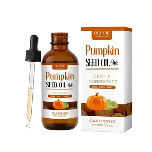 OUHOE Pumpkin Seed Hair Oil | Thickens Hair Nourishes Scalp | Non-Greasy Lightweight Nourishing Multi-Use for Hair & Skin | Long-Lasting Moisture