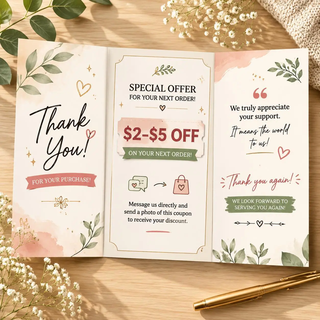 Gift Card Shirt, Thank You for your Purchase Shirt, Customer Appreciation T-shirt, Coupons for Shirt, Holiday Reward Coupon