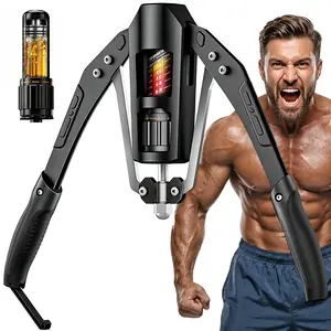 EAST MOUNT Twister Arm Exerciser R2Pro Adjustable 22-440lbs Hydraulic Power Upgraded Power Twister Home Chest Expander Shoulder Muscle Training Fitness Equipment Arm Enhanced Exercise Strengthener