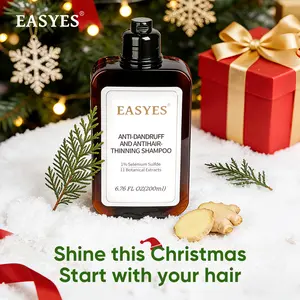 【Easyes】Anti-Dandruff & Hair Thickening Shampoo | 1% Selenium Sulfide + 0.2% Piroctone Olamine | 11 Herbal Actives for 78% Less Flakes & +38% Density in 7 Days | #ScalpCare #HairGrowth -BQ