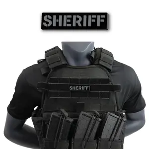 [SHERIFF] Operator PVC Patch [BLK/GRY]
