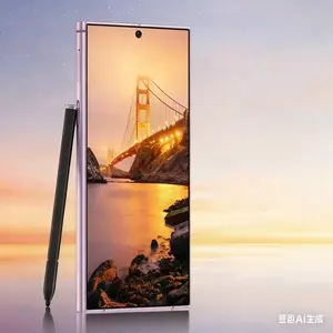 25 Ultra Unlocked SG Android 14 Smartphone 12GB+512GB,6.99 HD Display 68MP+108MPCam.7800mAh, Dual Card, Built in Pen. FaceUrlock, Case & Protector