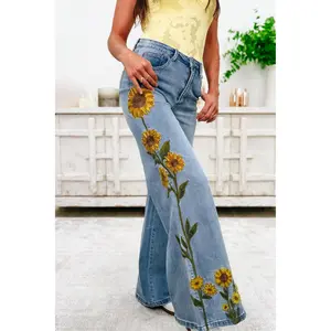 Ray Of Sunshine Sunflower Jeans