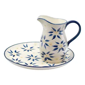 Temp-tations Old World Nostalgic Pitcher and Platter Set
