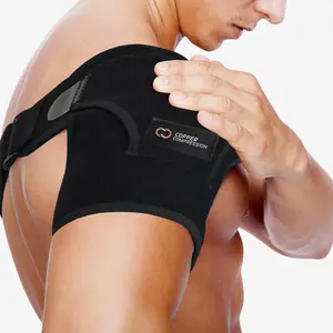 Copper Compression Advanced Sports Shoulder Support for Men & Women: Targeted Compression for Shoulder Pain Relief, Stability, and Enhanced Performance – Perfect for Sports, Workouts, and Everyday Comfort