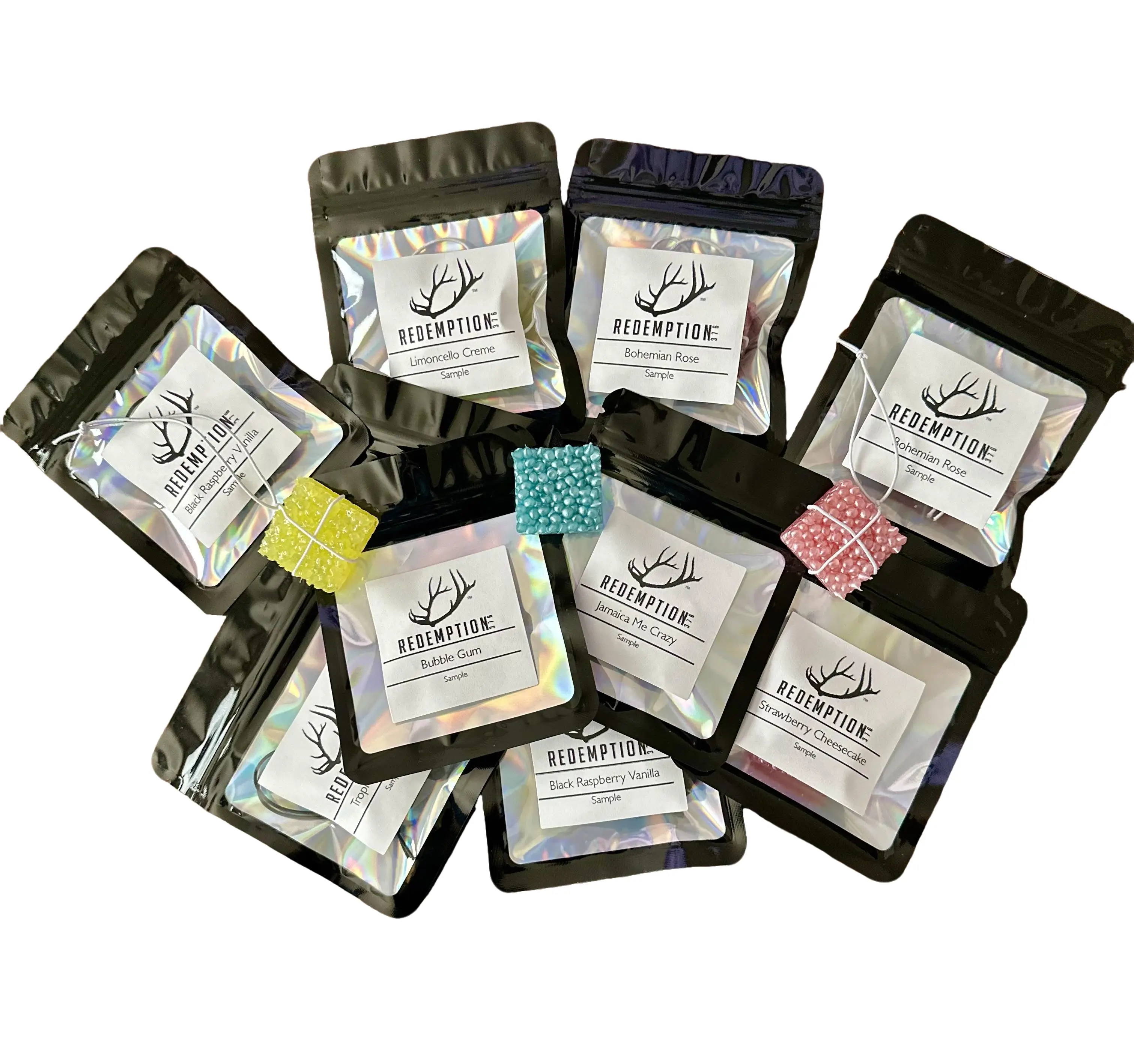 hanging car or room freshie, sample size