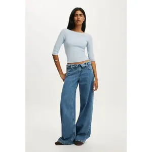 Cotton On Low Rise Wide Leg Jeans – Y2K Baggy Denim Fit