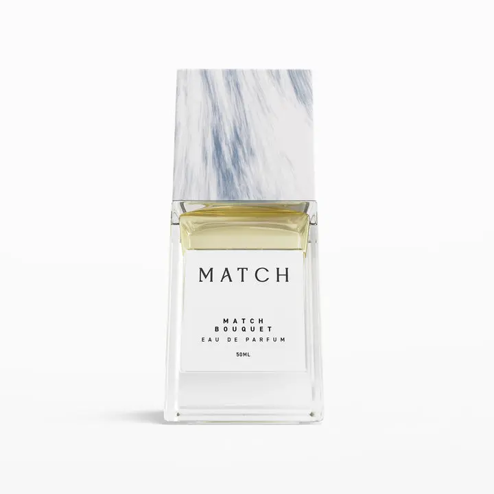 Match Bouquet Liquid Fragrance Bottle - Radiant Floral Core, Aromatic Woody, Fruity, and Wood Notes for Captivating Initial Impressions