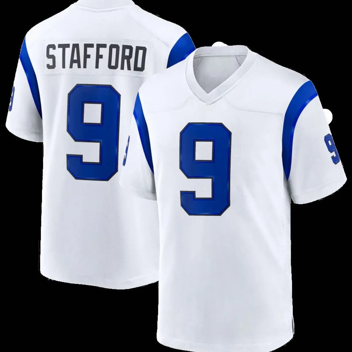 Unisex Football inspired by Stafford 9 Los Angeles Fearsome White Game Jersey
