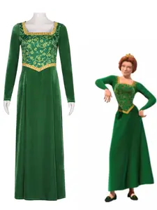 Princess Fiona Cosplay Costume Dress Role Play, Clothes Womenswear, Fitted Regular Length, All Seasons, No Ca Prop 65 Re