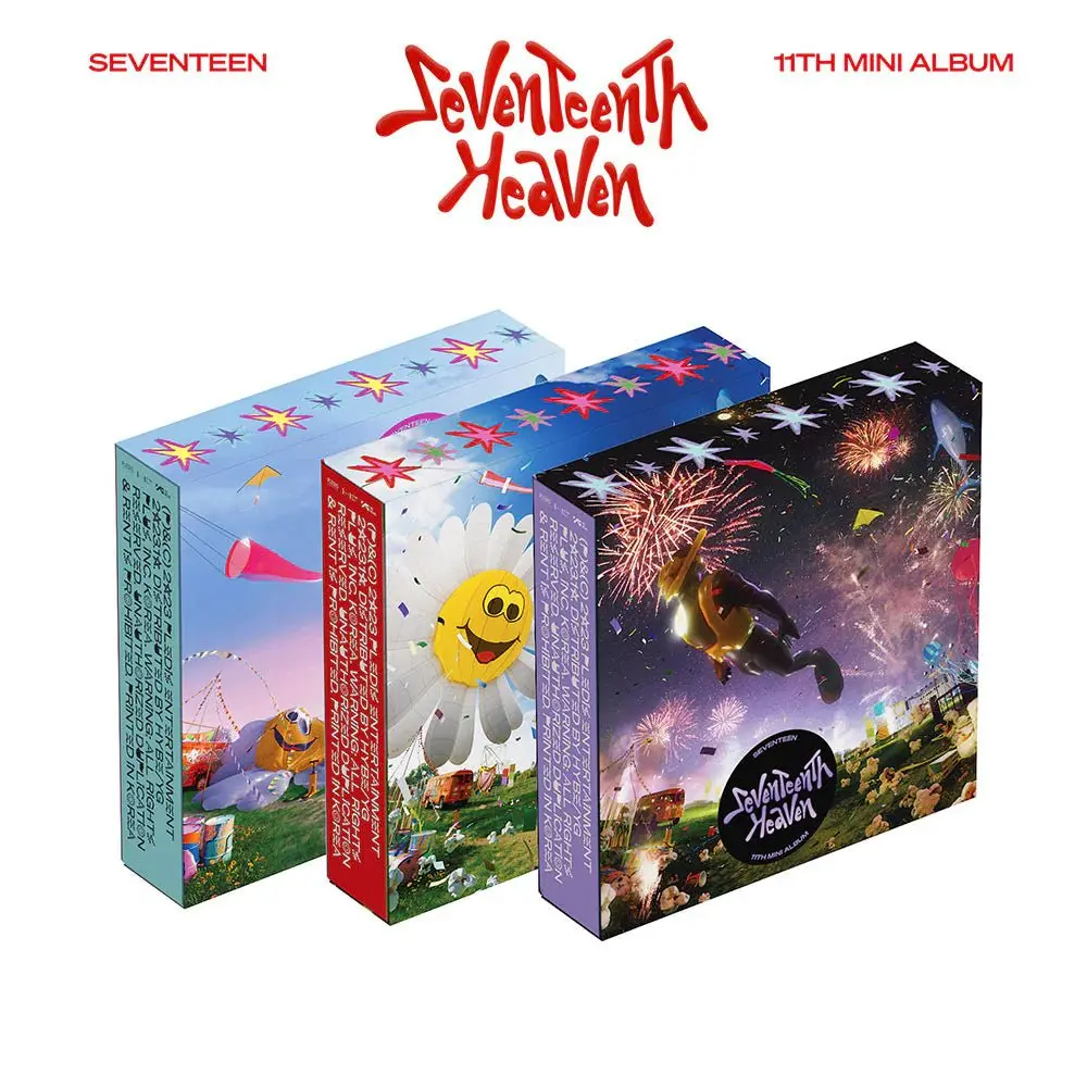 SEVENTEEN – 11th Mini Album SEVENTEENTH HEAVEN [Standard Ver.] | Official K-Pop CD Album | AM 5:26 / PM 2:14 / PM 10:23 | 80p Photobook + 2 Random Photocards + Mini Card + Paper Art Kit | God of Music.