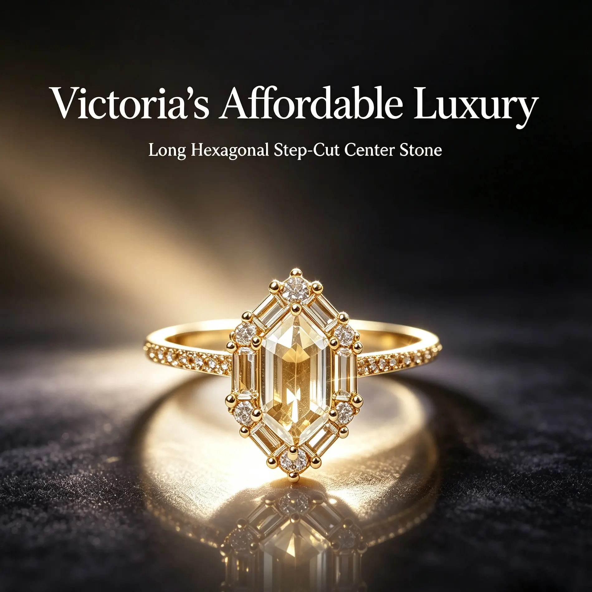 Women's European-Style Vintage Copper Geometric Hexagonal Star Single Ring with Cubic Zirconia - Exquisitely Crafted Female Fashion Costume Jewelry for Engagement, Everyday Wear