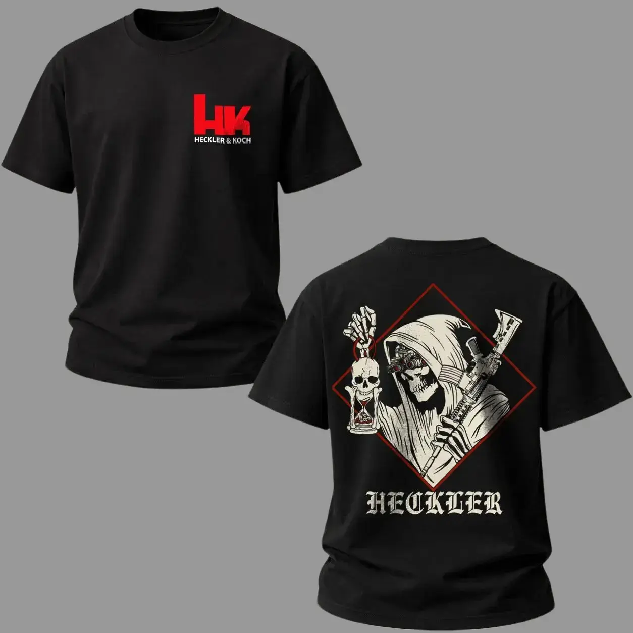 Reaper Shirt Military Skull Graphic Tee Dark Operator Apparel Tactical Lifestyle Shirt Veteran Gift For Gun Enthusiasts Range Day Fans And Military Supporters