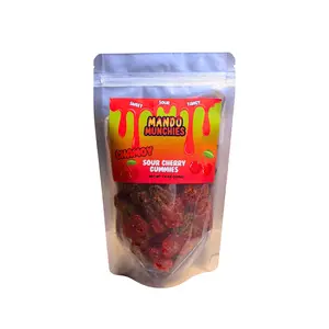 Mando Munchies Chamoy Sour Cherry Gummies