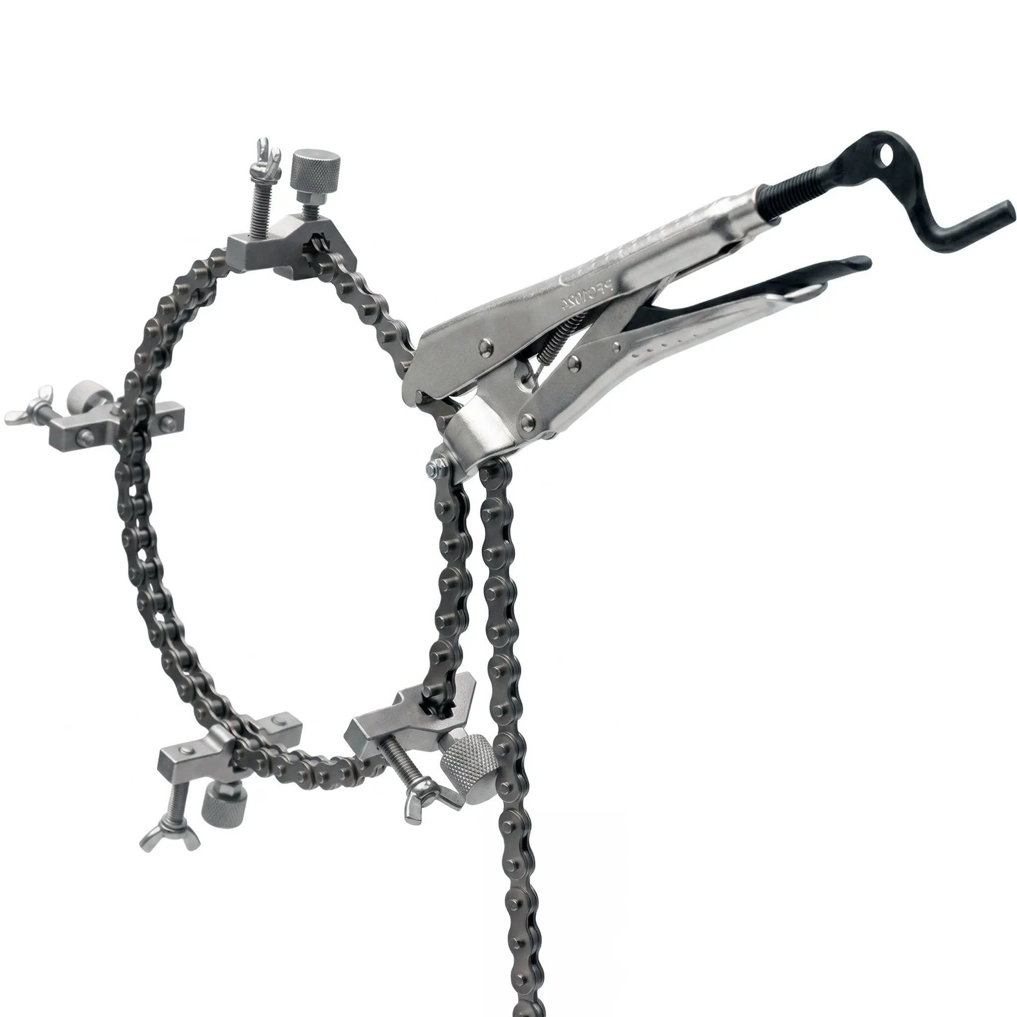 "The Python" Pipe Alignment Chain Pliers