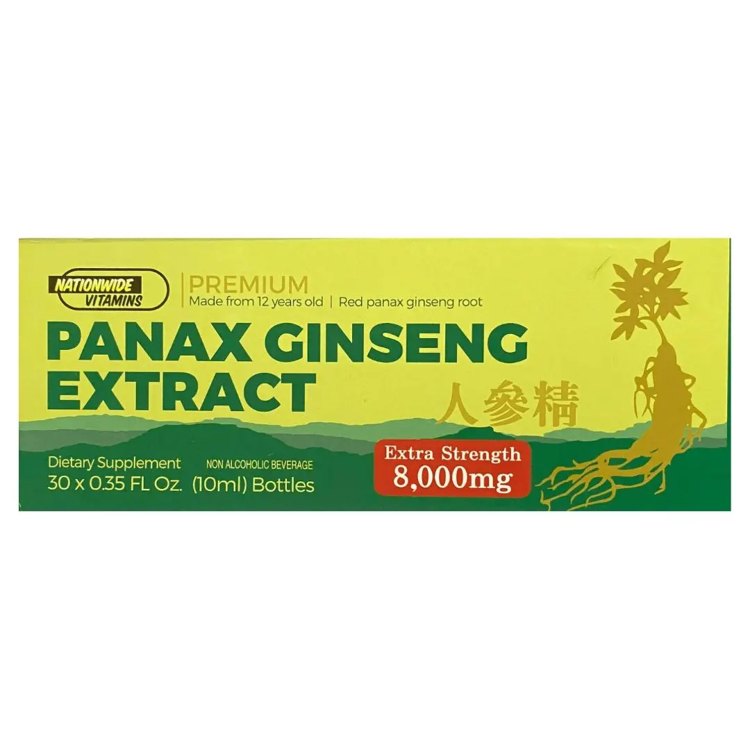 Premium Panax Ginseng Root Extract Extra Strength 0.33 FL Oz (Pack of 30) Premium Panax Ginseng Root Extract Extra Strength 0.33 FL Oz (Pack of 30)