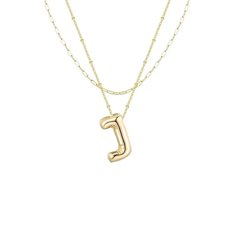 Paper clip double chain J