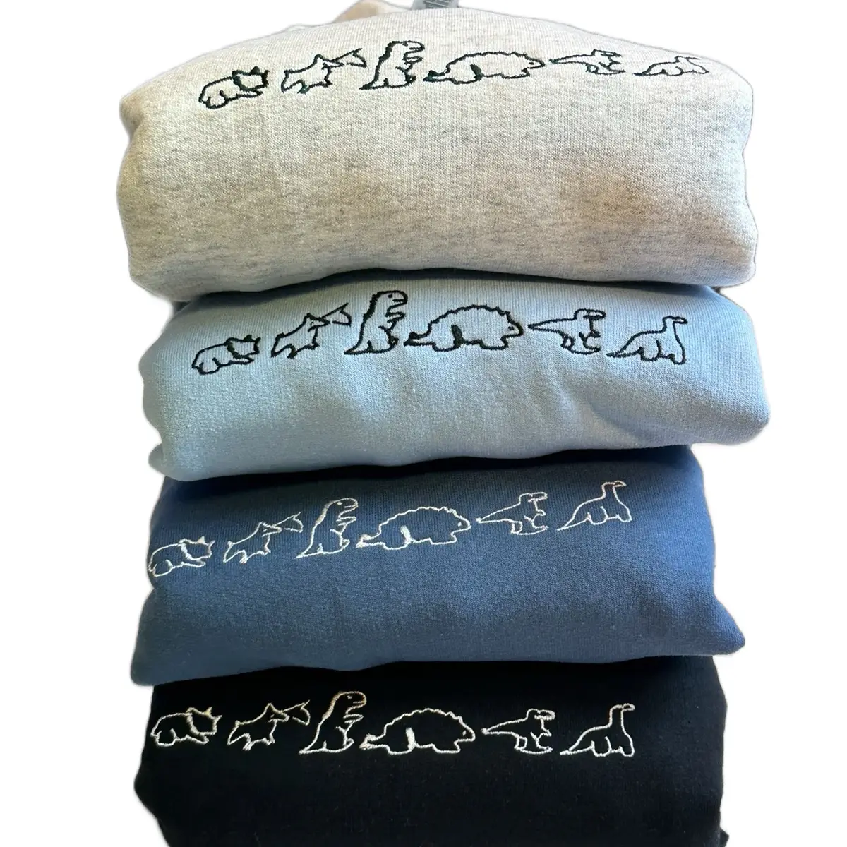 Dinosaur Embroidered Crewneck