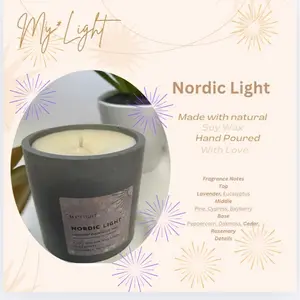 MyLight - Nordic Light Soy Wax Scented Candle – 9oz (255g)