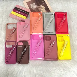Rhode Style Silicone Phone Case with Lip Treatment Holder for iPhone 11–17 Pro Max, Soft Minimalist Clean Girl Aesthetic – Viral Product, Selling Fast, Buy Now