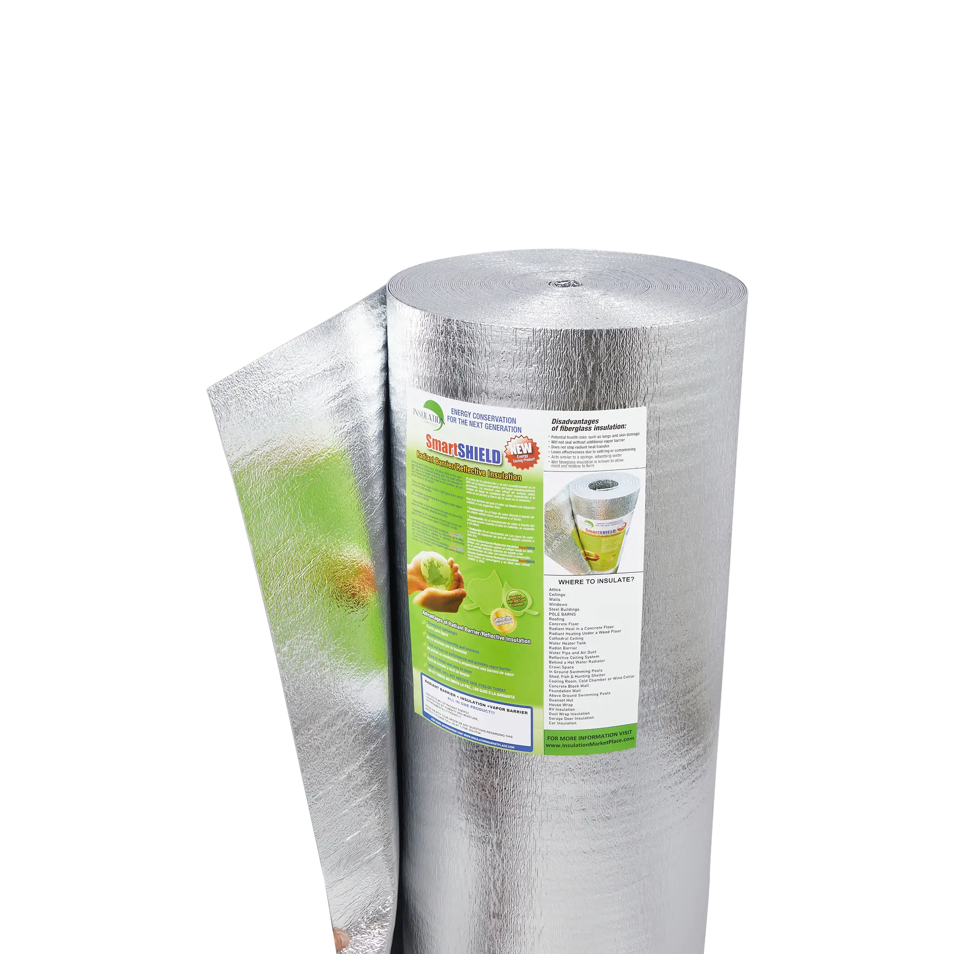SmartSHIELD - 1.5mm Reflective Foam Insulation Roll - Foil / Foil
