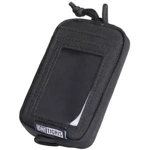 ONETIGRIS Front Pocket Wallet with Zippers Small Coin Purse Tactical Wallet Nylon Minimalist Wallet for Men & Women Outdoor & Hiking