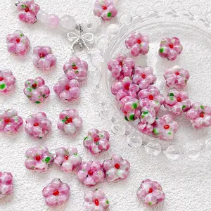 Sage-A12-Lampwork Art Glass Beads