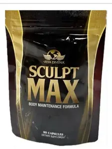 Vida Divina Sculpt Max Capsules Supplement 30 Count Natural Body Maintenance Formula with Nuciferine & Enzymes for Digestion Support