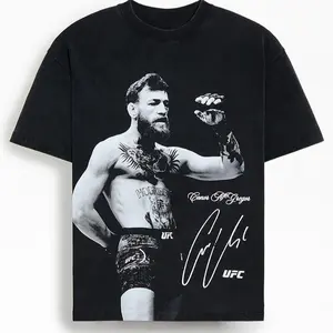 Conor McGregor Frontline Shirt, 100% Cotton, Boxing Tee, Fashion Cotton, Full Sizes, For Men, For Women