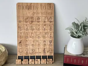 Fruit and Vegetable Pregnancy Tracker Board