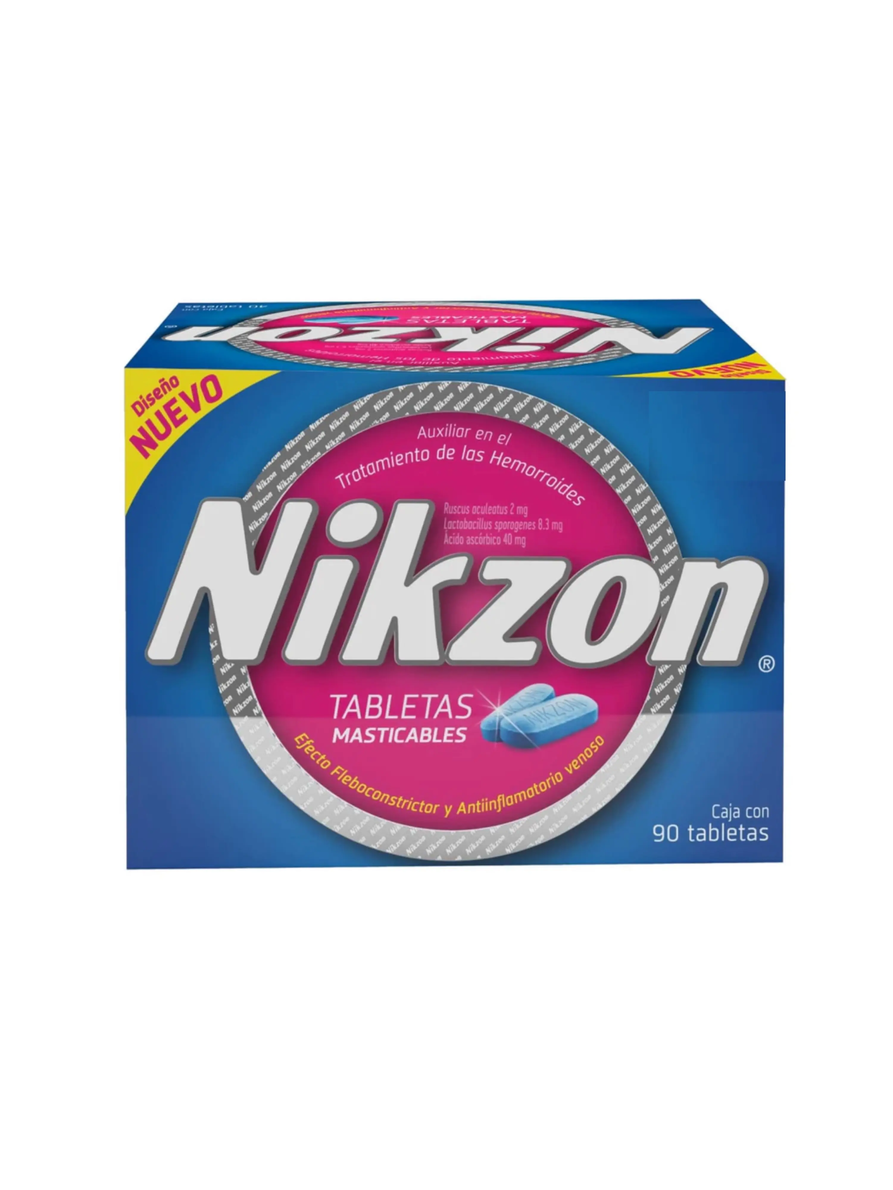 Nikzn 90 Tabletas - 90 Tablets Vitamin Supplement for Daily Support - Natural Ingredient