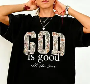 Free shipping|New Year Sale|God is good Christian shirt Comfort, Religious T-shirt for women, Bible verse shirt gift