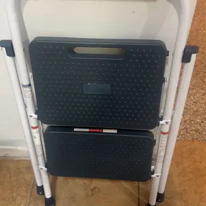【Summer Sale】Sweet Furniture S - Step Ladder, Foldable Stool with Wide Pedal, Cushioned Handle, 800lbs Capacity for Home Kitchen and Outdoor