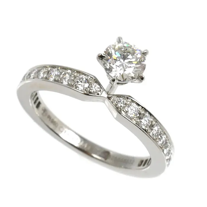 Chaumet Josephine Eclat d’Eternite Pt950 Platinum Diamond Ring Size 10.5