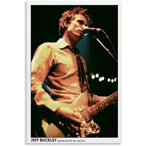 Rock Singer Jeff Buckley Poster