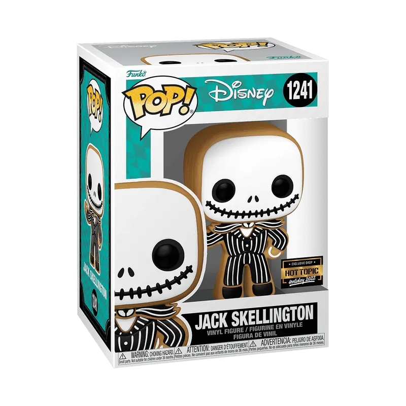 Funko Pop! Disney: Nightmare Before Christmas- Jack Skellington (Gingerbread) (Special Edition) #1241 Collectible Pop Vinyl Figure