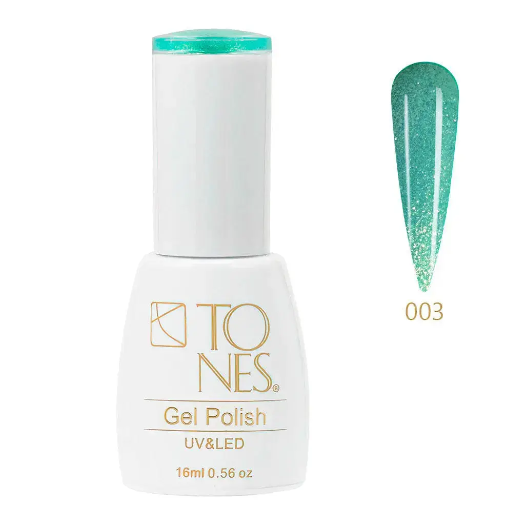 Gel Polish #3 - Brilliant Teal  | Turquoise Gel | UV/LED | 0.56 fl oz