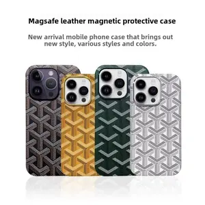 Leather Magnetic Case for  17 Pro Max - Full Coverage Protective Cover with MagSafe Technology - Shockproof & Scratch-Resistant - Supplier Warranty Included Protection Casing Cellphone Smartphone 16promax