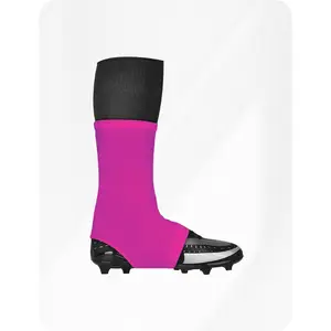 Exxact Sports Football Spats Cleat Covers - Football Spats for Men & Boys, Pink, Lace Covers for Cleats