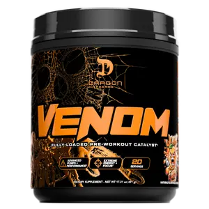 Dragon Pharma VENOM – Fully Loaded High-Stimulant Pre-Workout Catalyst - 20 servings