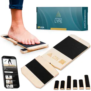 Ankle Strengthener & Balance Trainer, Foot Strengthener for Physical Therapy, Ankle Balance Board with 2 Difficulty Levels, HSA FSA Single-Leg Stability Trainer, Mobility Board for Injury Recovery