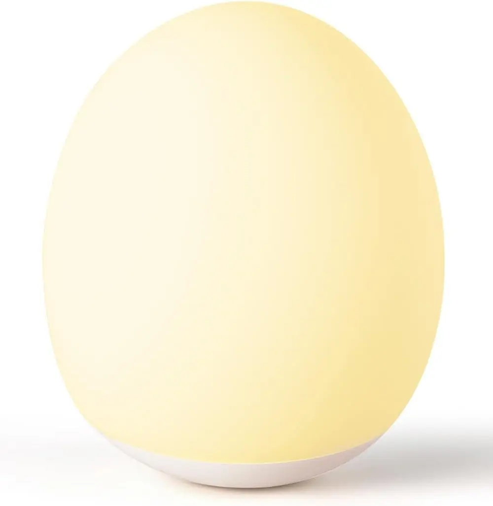 Night Light for Kids,Egg Night Light for Baby Nursery, 3-Level Dimming &30-Min Timer Portable Nursery Night Lamp forBaby Nursery & Kids Bedroom,BPA Free, Eye Caring, Soft