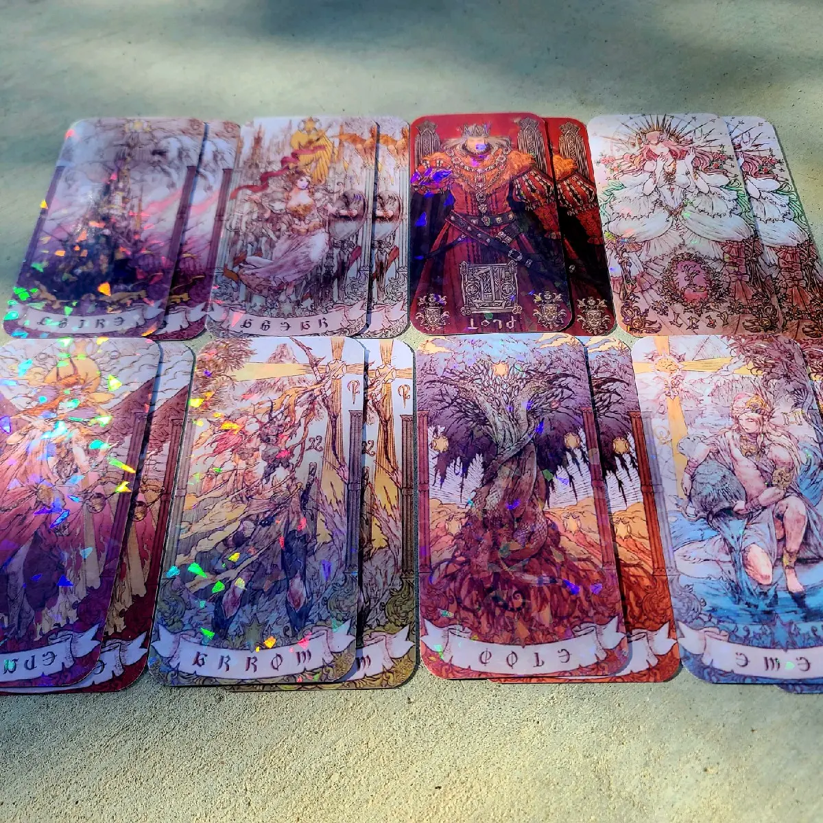 Final Fantasy XIV Astrologian Cards All 8 - Holo options - FFXIV Cosplay