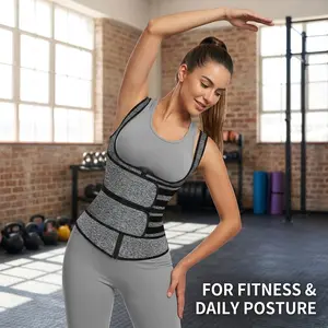 Women's Sports Waist Trainer Belt 3-In-1, Abdominal Recovery, Waist & Pelvic Support, Slimming Nylon Rubber Cincher, Workout Belly Shaper