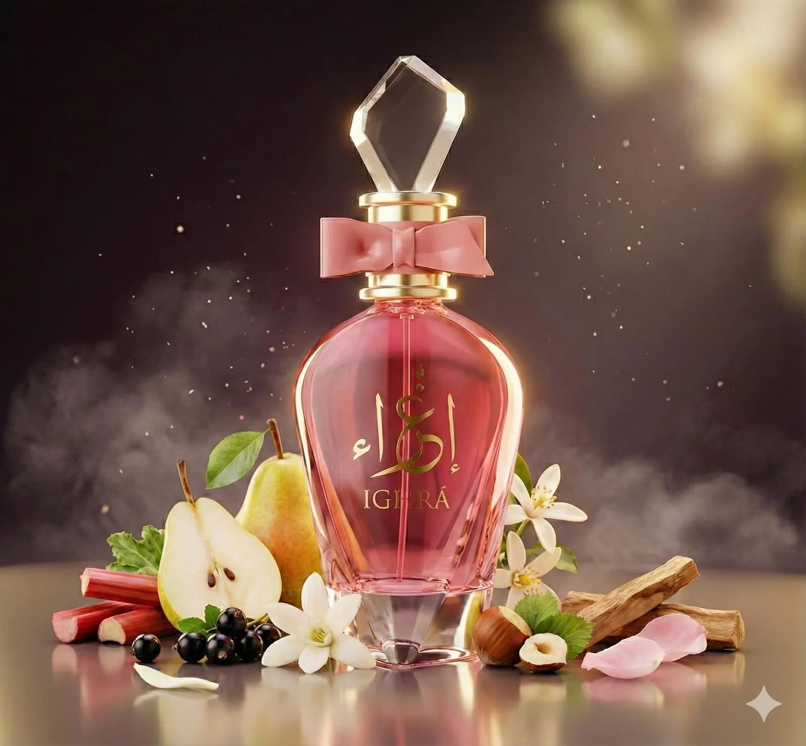 Abyat Ighra Eau de Parfum 100ml - Sweet Oriental Floral Perfume for Women with Pear Tuberose & Hazelnut Long Lasting Seductive Fragrance