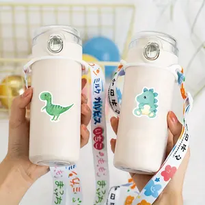 500pcs Cute Cartoon Little Dinosaur Stickers, Reward Stickers for Primary School Students, Diary Stickers, Gift Decoration Stickers