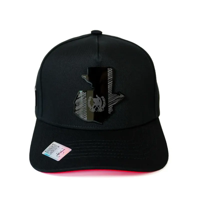 Guatemala SnapBack hat-black/red